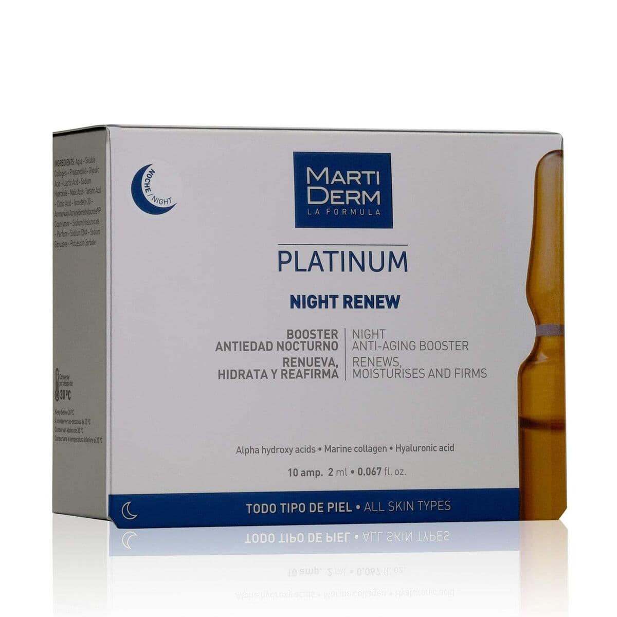 Ampollas Martiderm Platinum Night Renew - Image 4