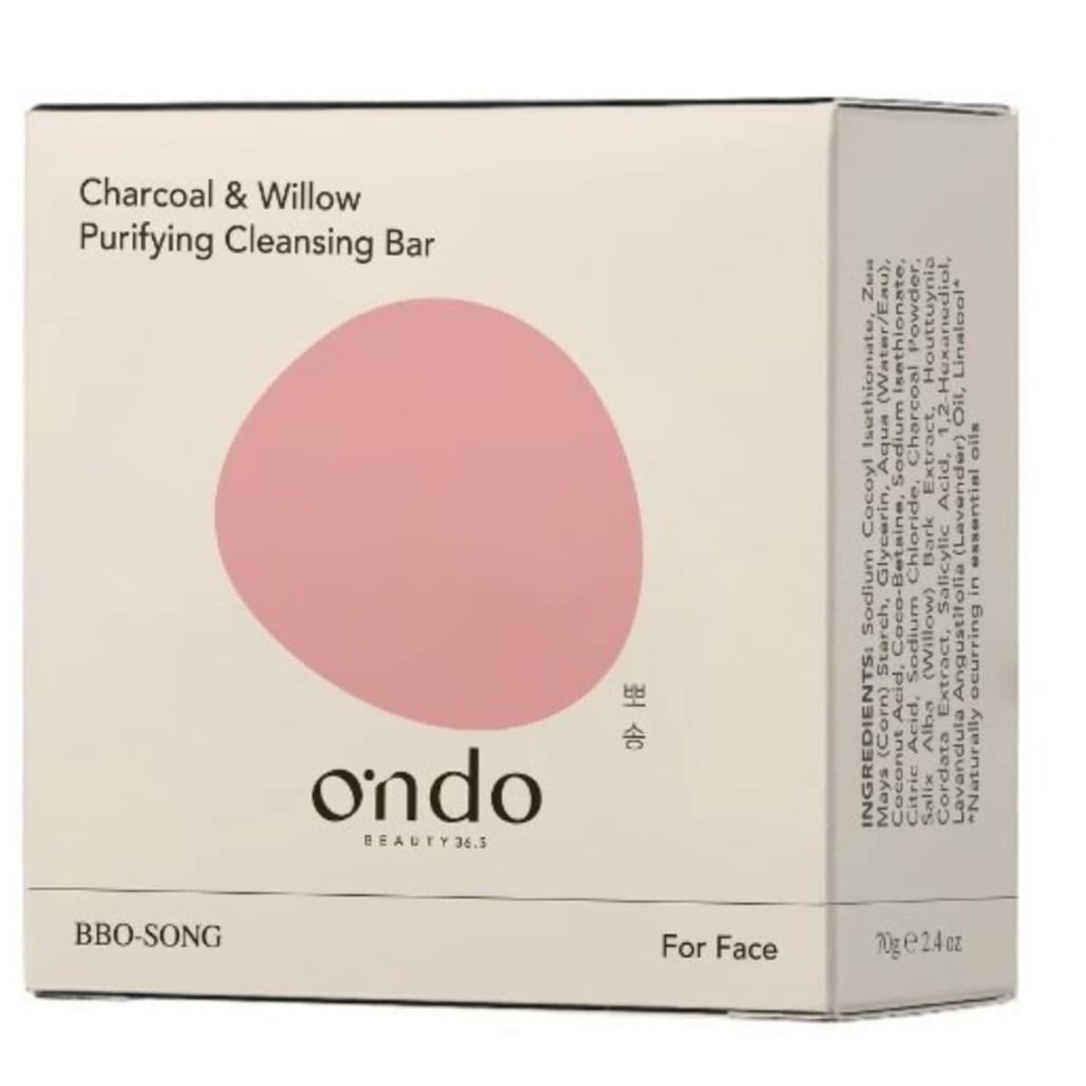 Facial Cleansing Gel Ondo Beauty 36.5 CHARCOAL & WILLOW - Image 3