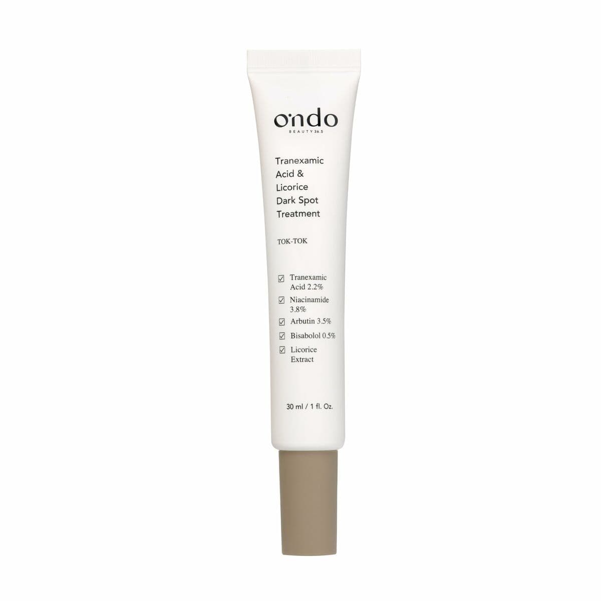 Anti-Brown Spot Treatment Ondo Beauty 36.5 TRANEXAMIC ACID & LICORICE DARK 30 ml - Image 3