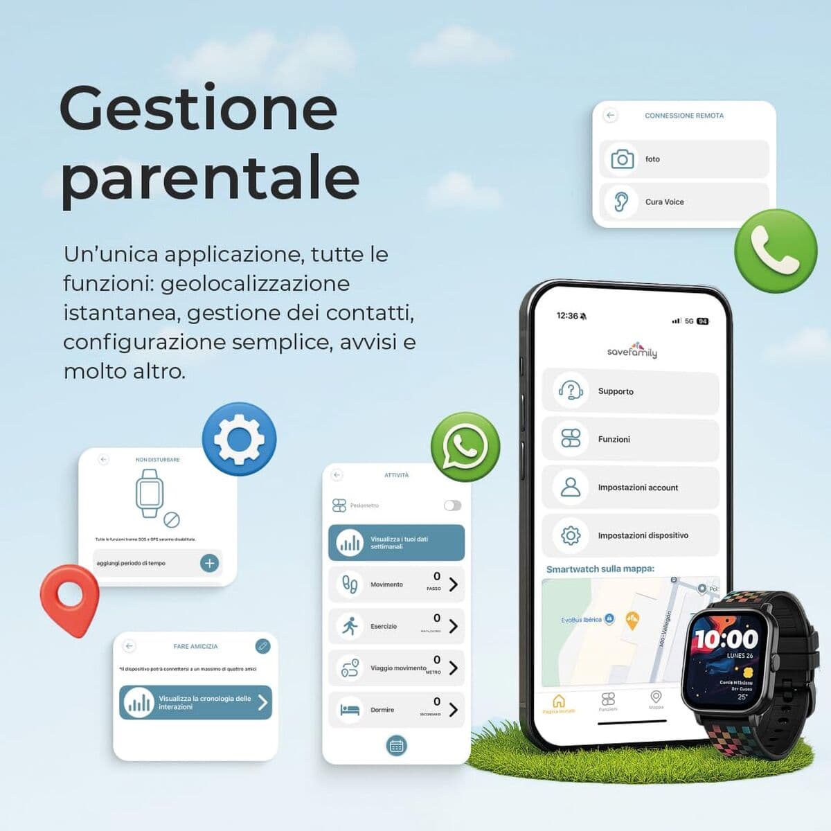 Montre intelligente SaveFamily 40 mm - Image 9