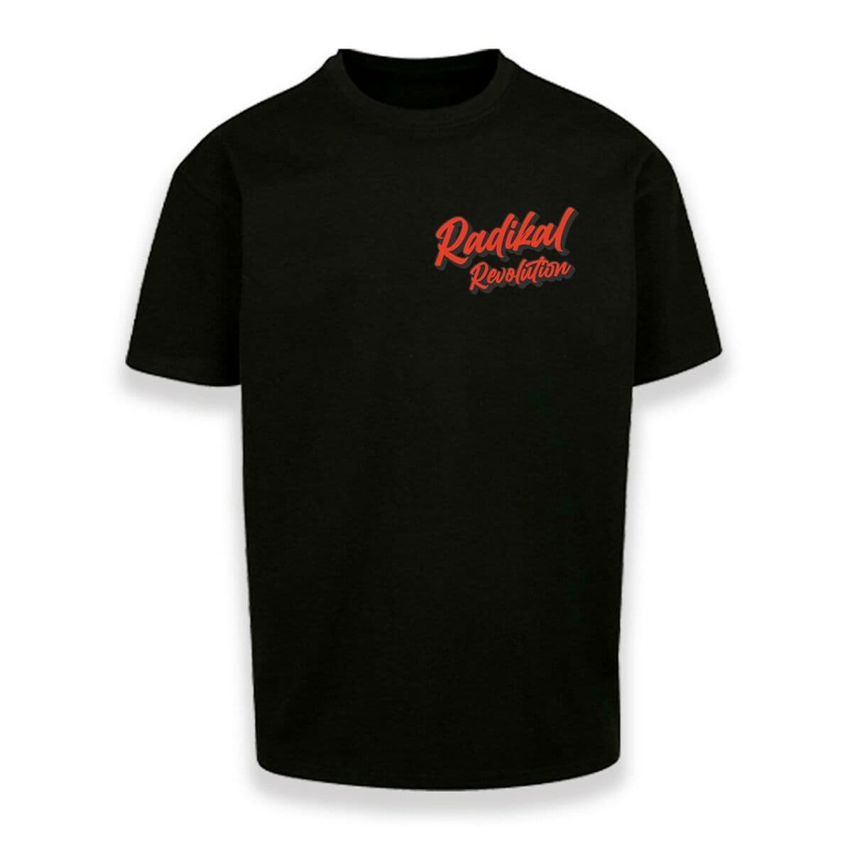Men’s Short Sleeve T-Shirt RADIKAL NICE FAT ASS Black XL - Image 4