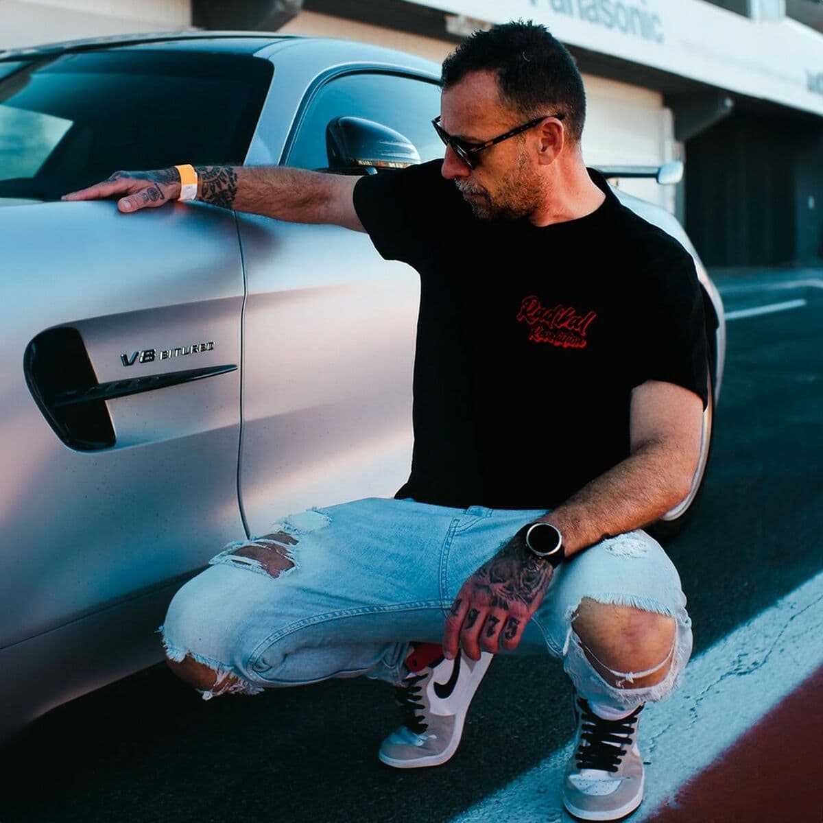 Men’s Short Sleeve T-Shirt RADIKAL NICE FAT ASS Black XL - Image 6