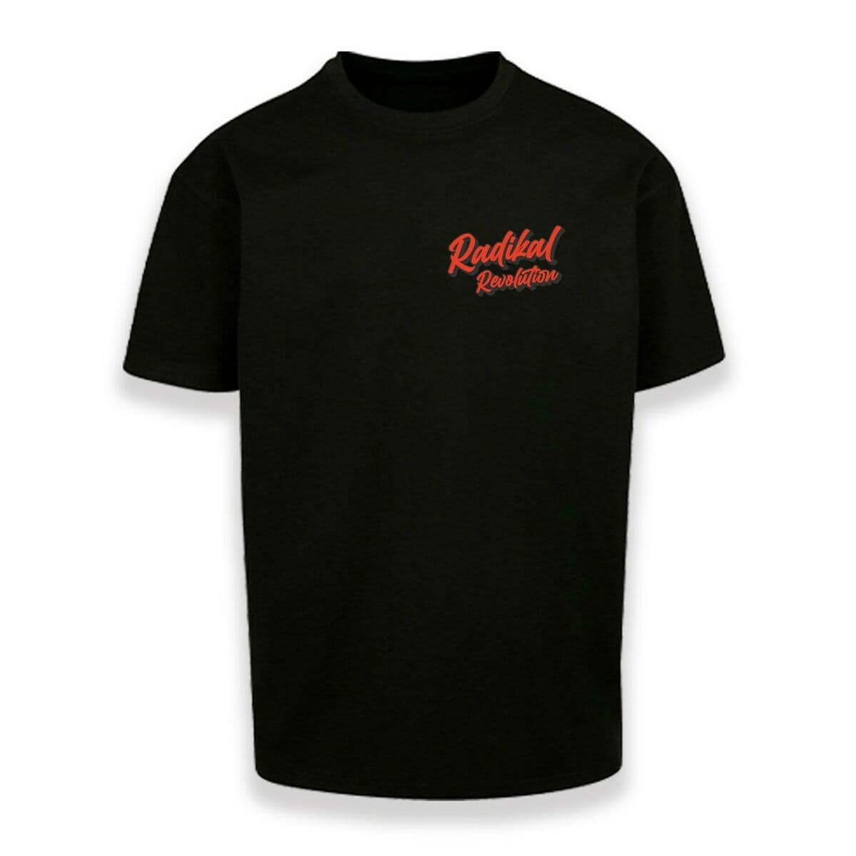 Men’s Short Sleeve T-Shirt RADIKAL WINNERS NEVER QUIT Black L - Image 2