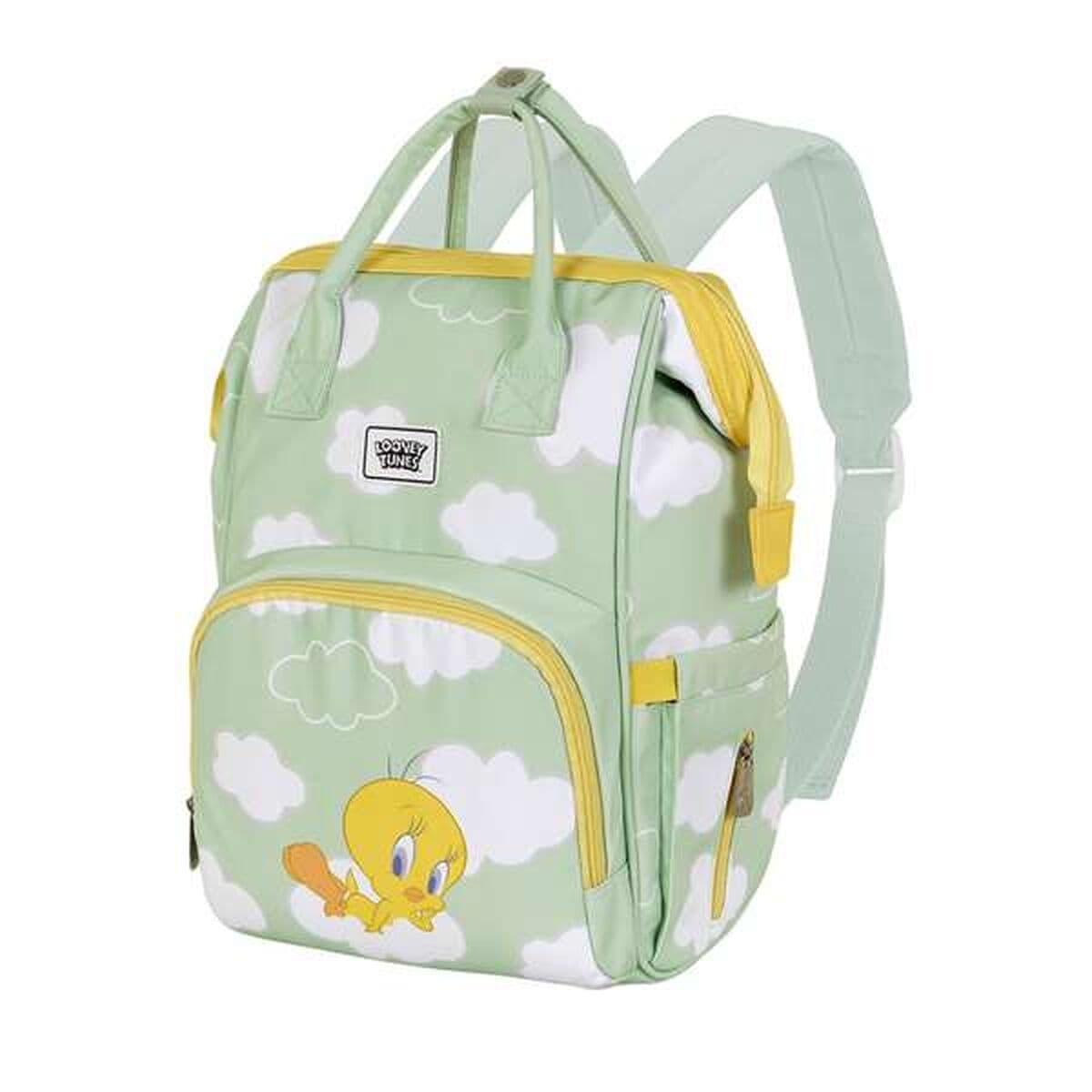 Schulrucksack Looney Tunes grün