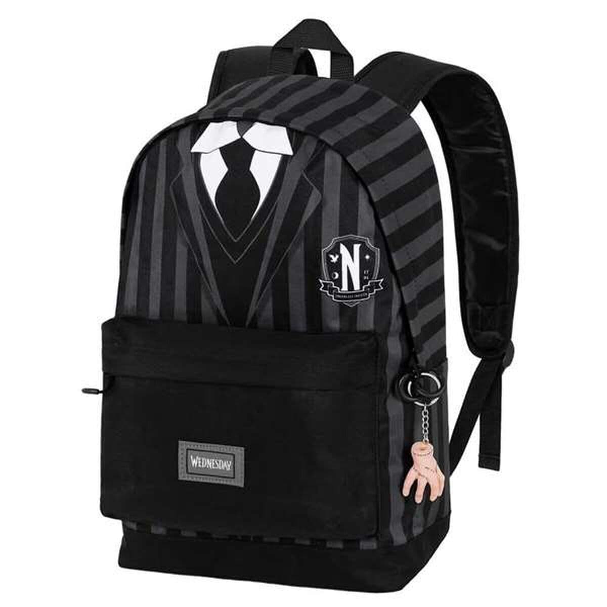 Schulrucksack Wednesday Schwarz 44 x 31 x 18 cm