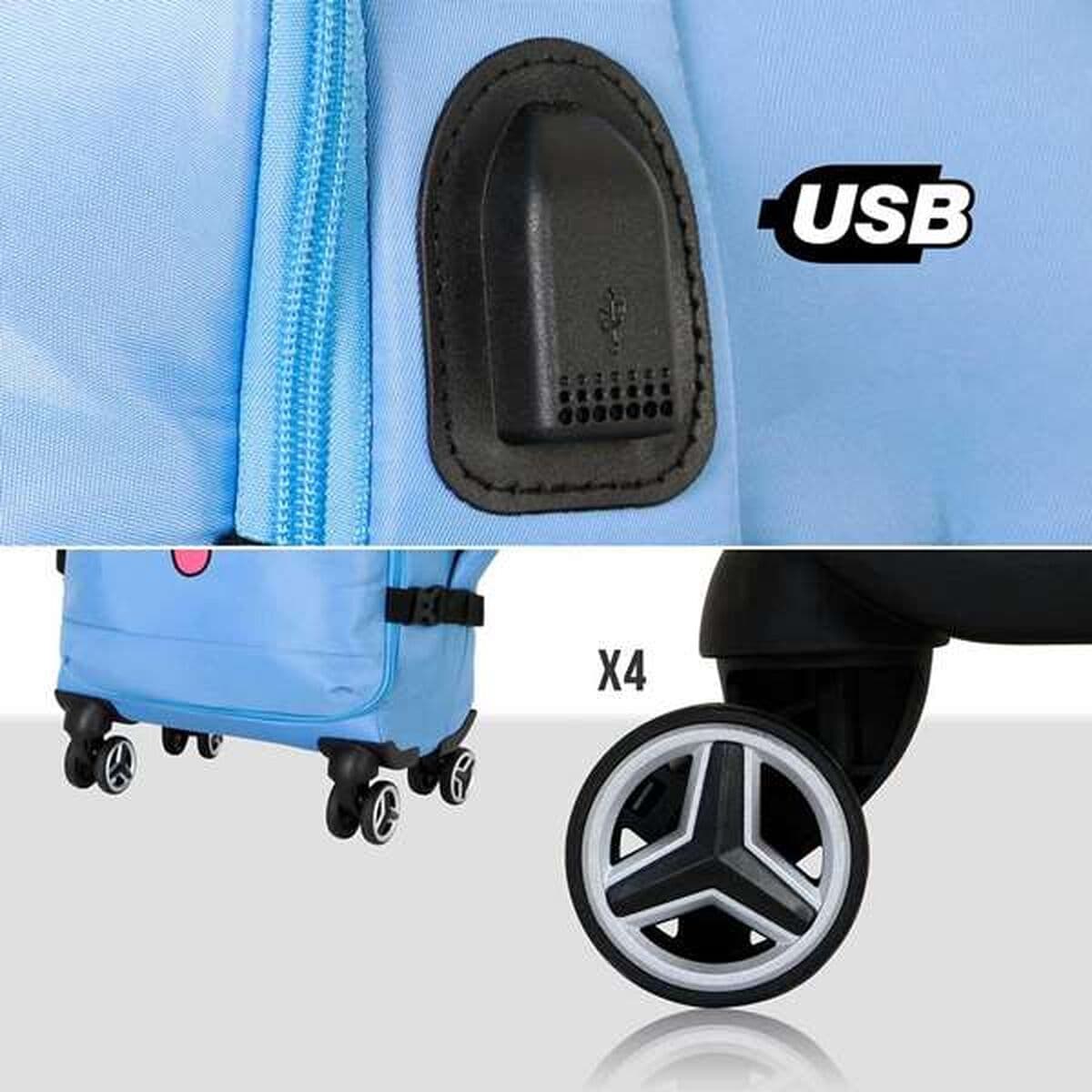 Maleta de Cabina Lilo & Stitch Azul - Image 6