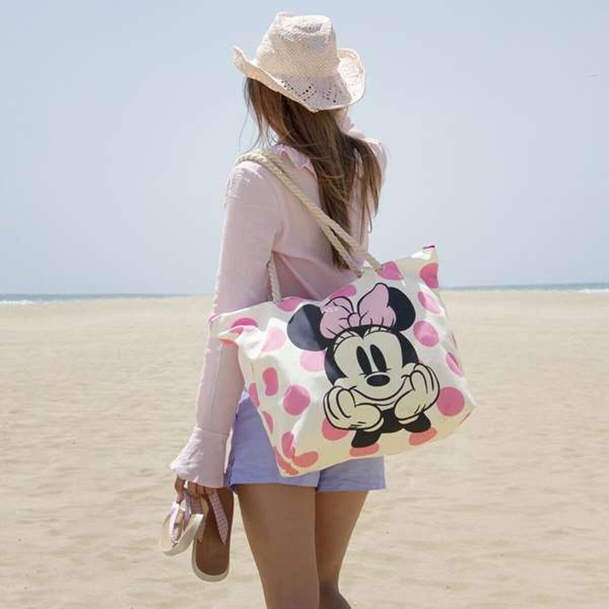 Strandtasche Minnie Mouse Rosa - Image 6