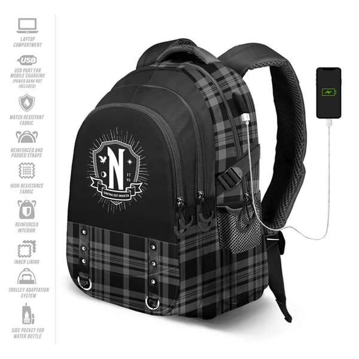 Mochila Escolar Wednesday - Image 10