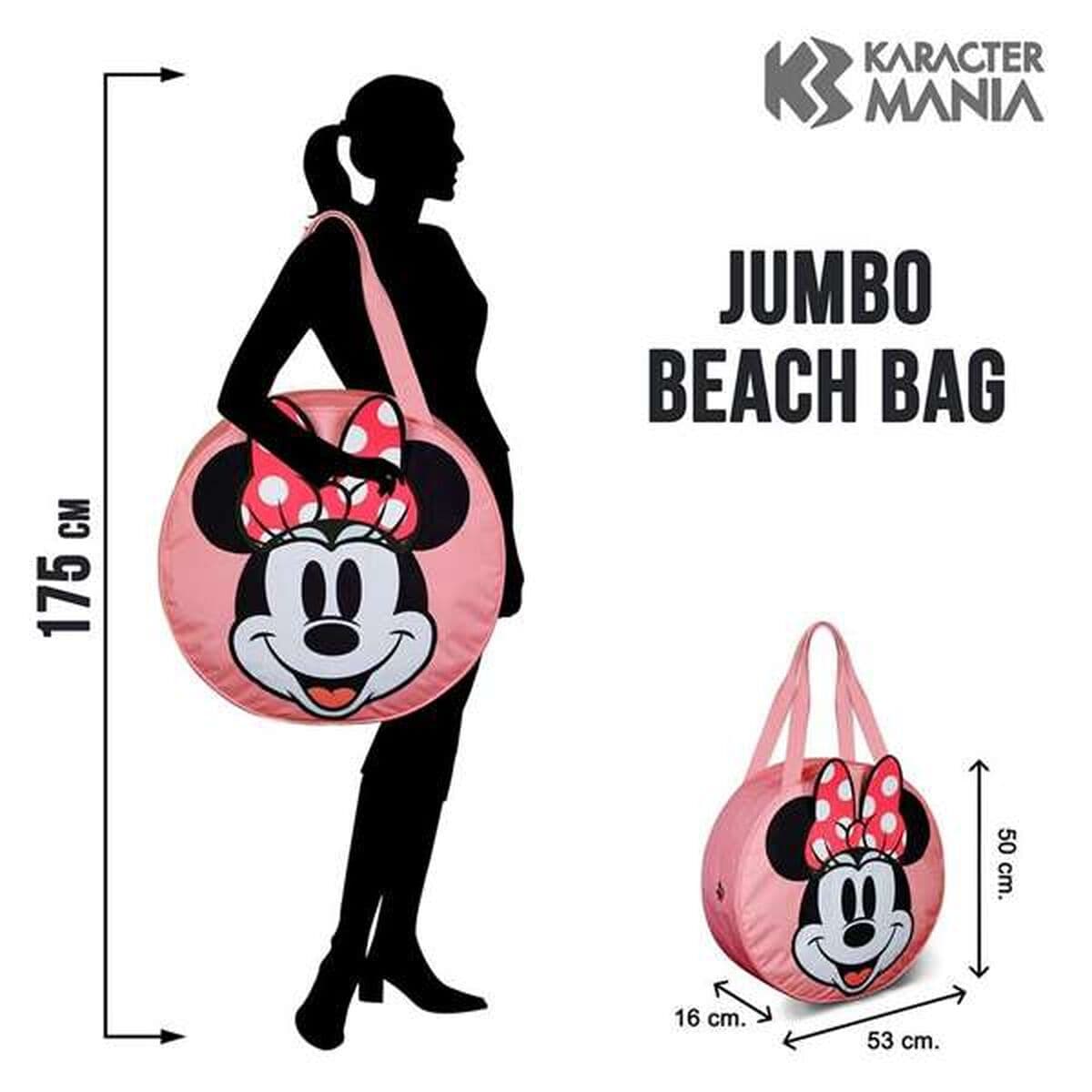 Bolsa de Playa Minnie Mouse Rosa - Image 8