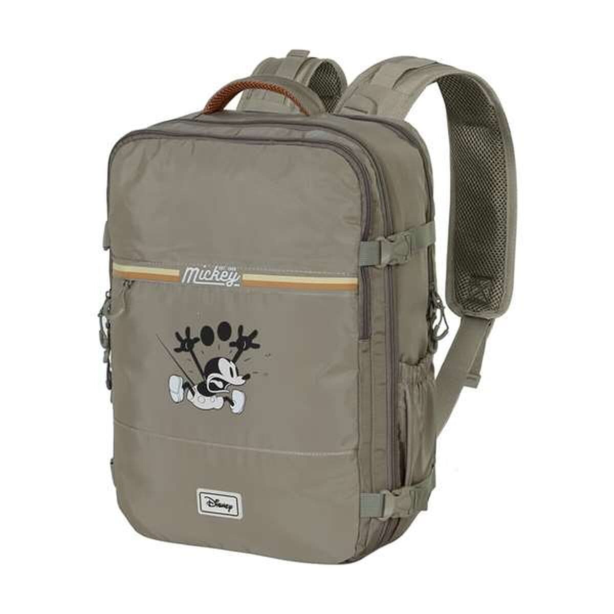 Mehrzweckrucksack Mickey Mouse Khaki Kabine