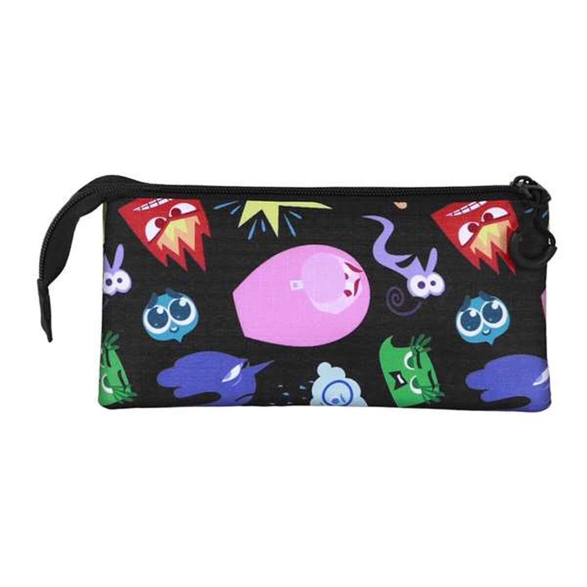 Trousse Fourre-Tout Triple Inside Out Noir - Image 3
