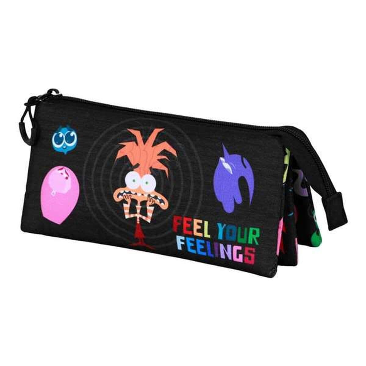 Trousse Fourre-Tout Triple Inside Out Noir - Image 4