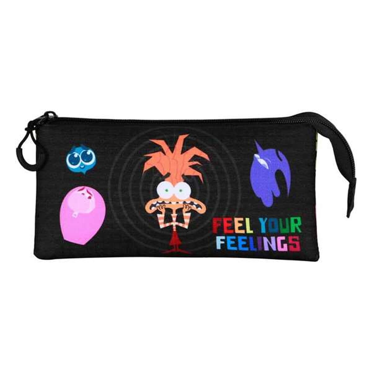 Trousse Fourre-Tout Triple Inside Out Noir - Image 5