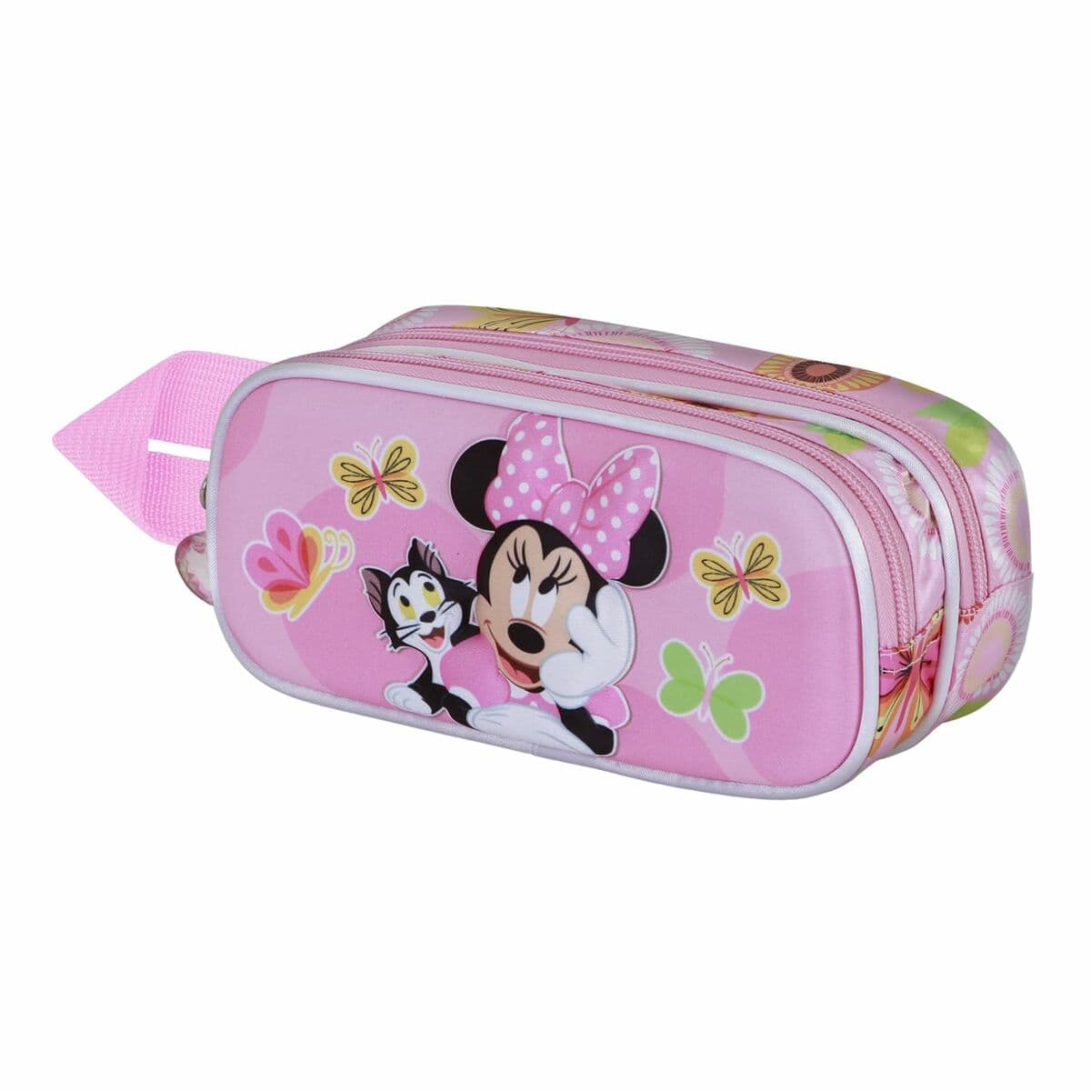 Zweifaches Mehrzweck-Etui Minnie Mouse Kitten Rosa 22 x 8 x 9,5 cm 3D - Image 2