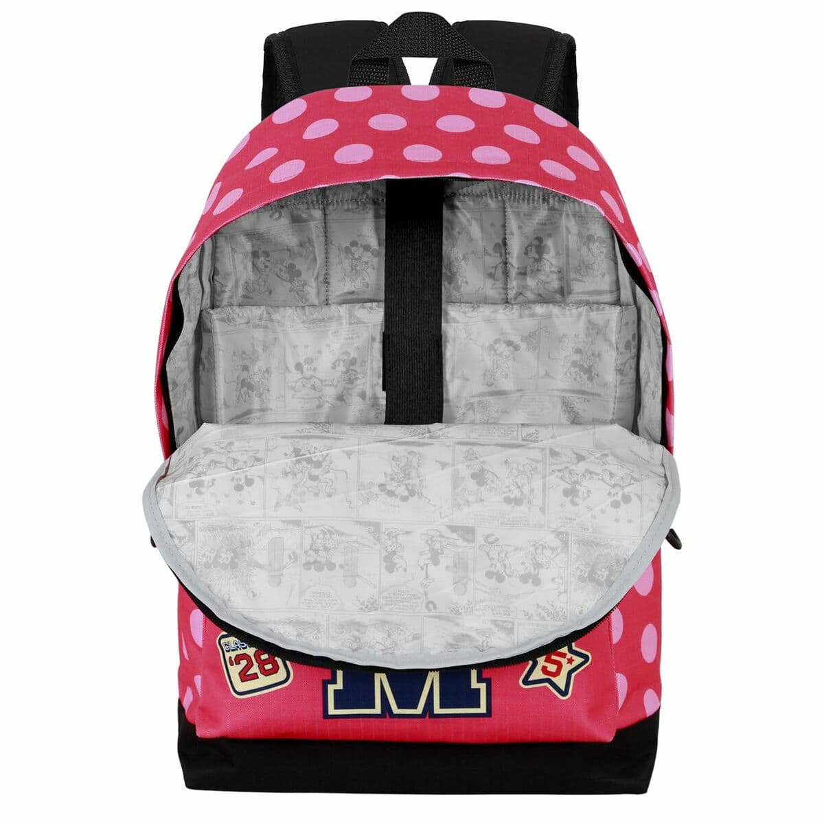 Mochila Escolar Minnie Mouse Rosa 31 x 18 x 44 cm - Image 4