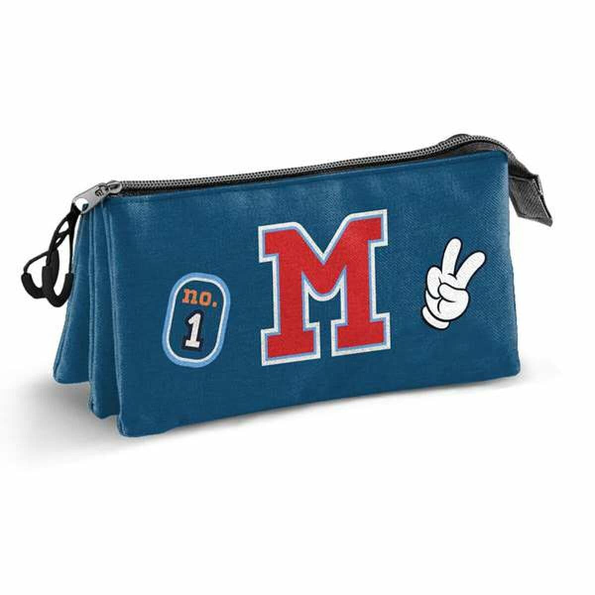 Trippelbag Mickey Mouse Class Blå 23 x 8 x 11 cm - Image 2