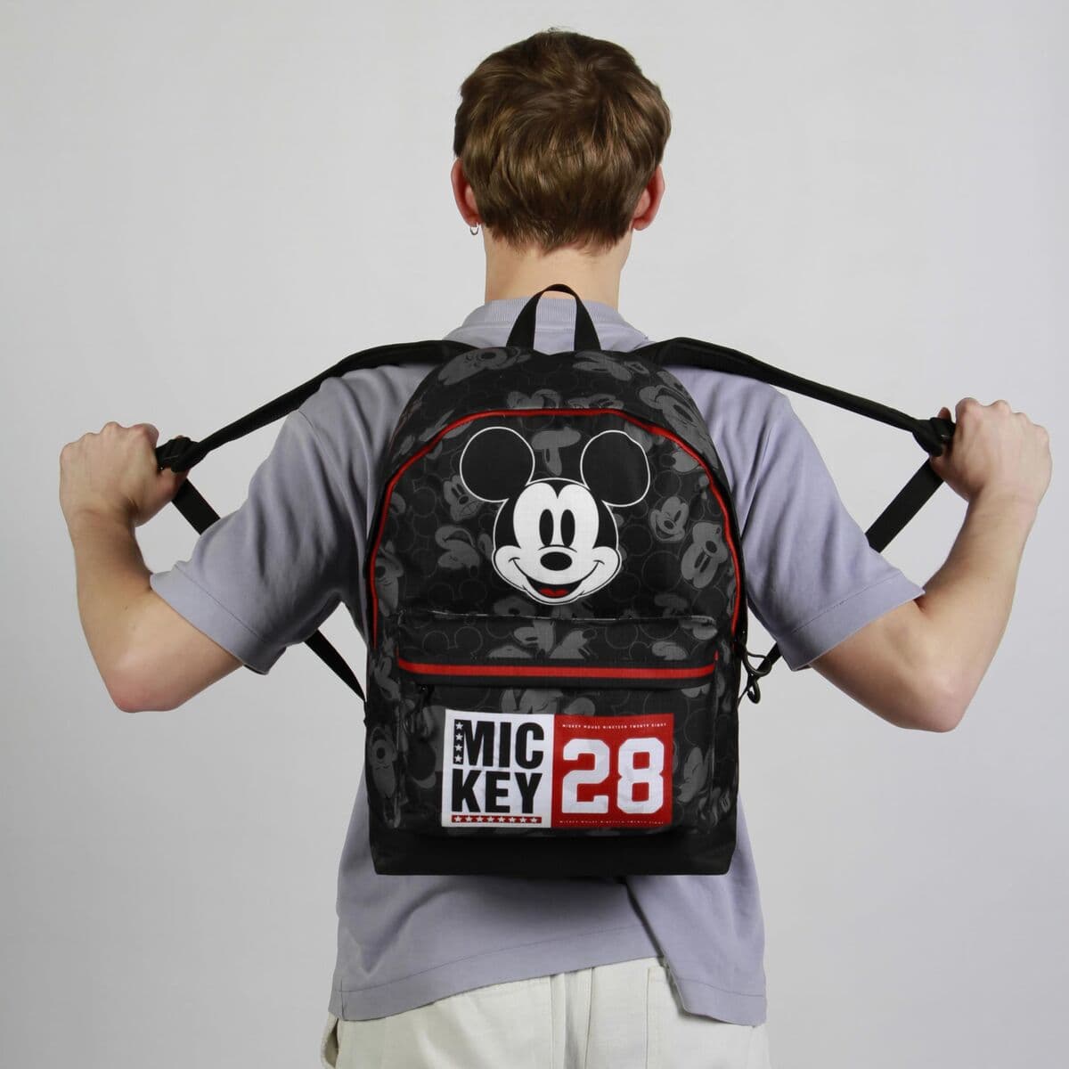 Mochila Escolar Mickey Mouse Negro - Image 11