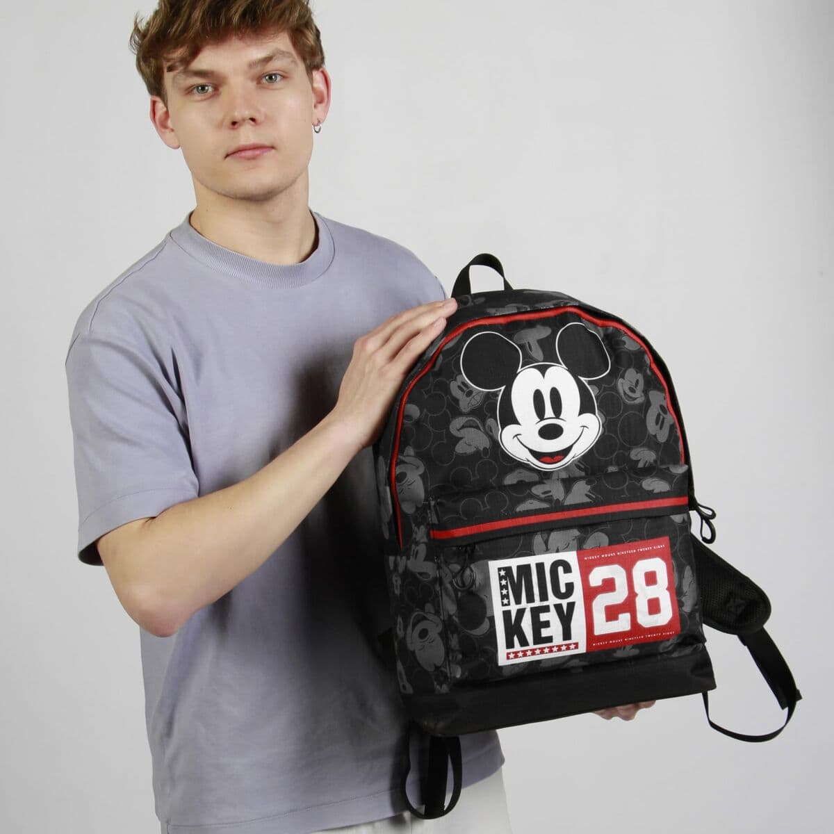 Mochila Escolar Mickey Mouse Negro - Image 12