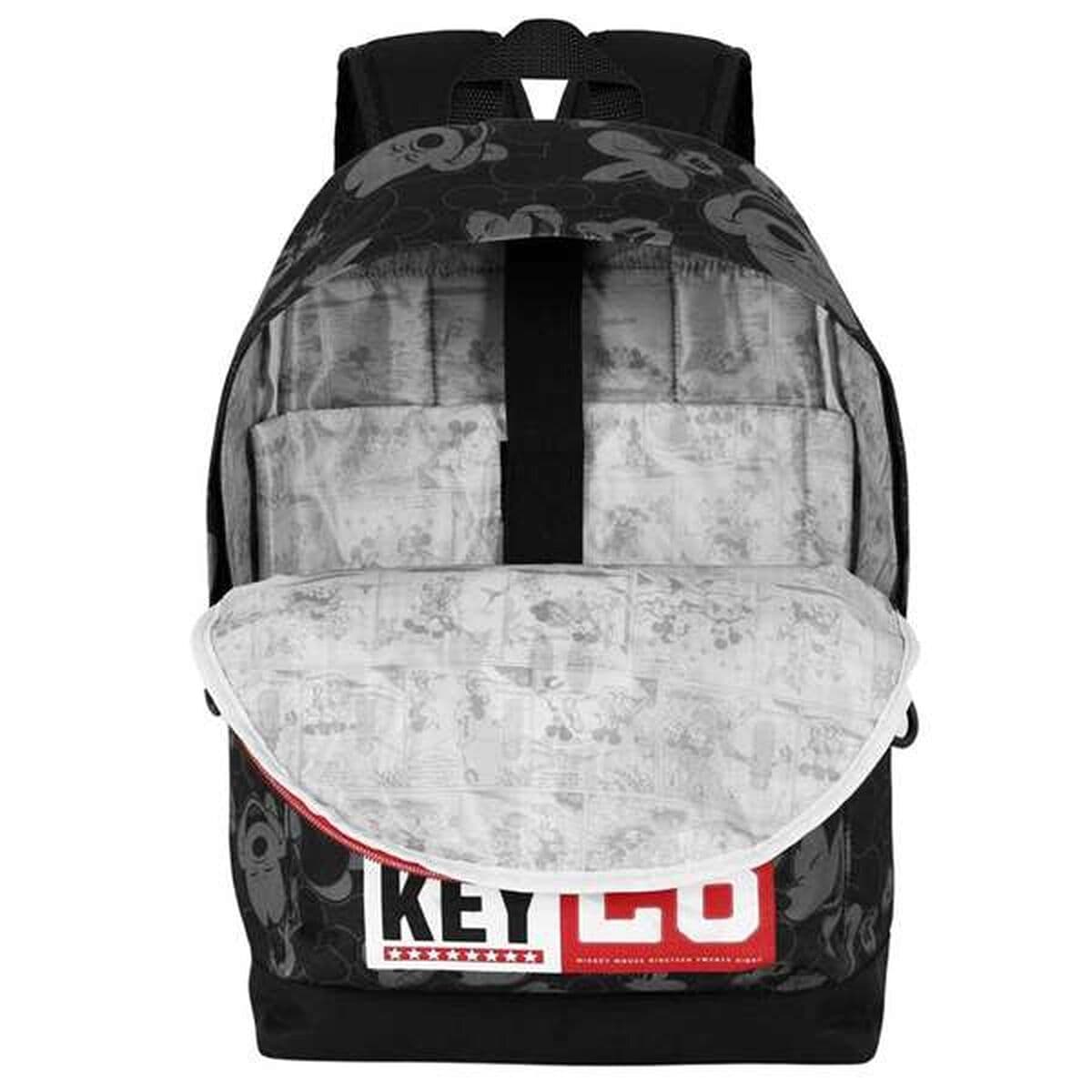 Mochila Escolar Mickey Mouse Negro - Image 5