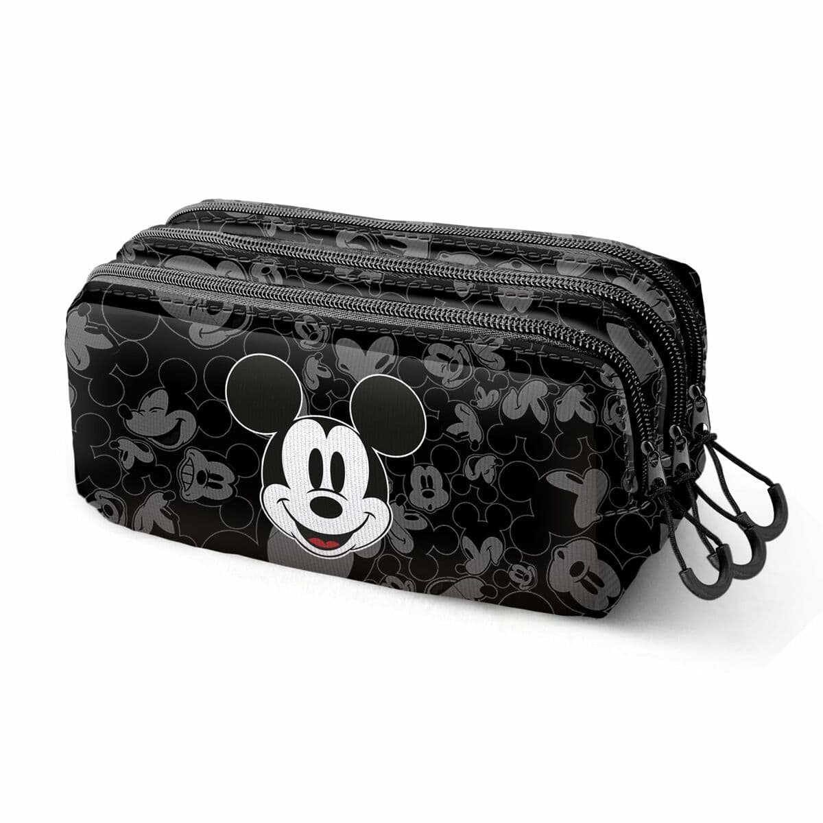 Portatodo Triple Mickey Mouse Year Negro 23 x 10 x 11 cm - Image 2
