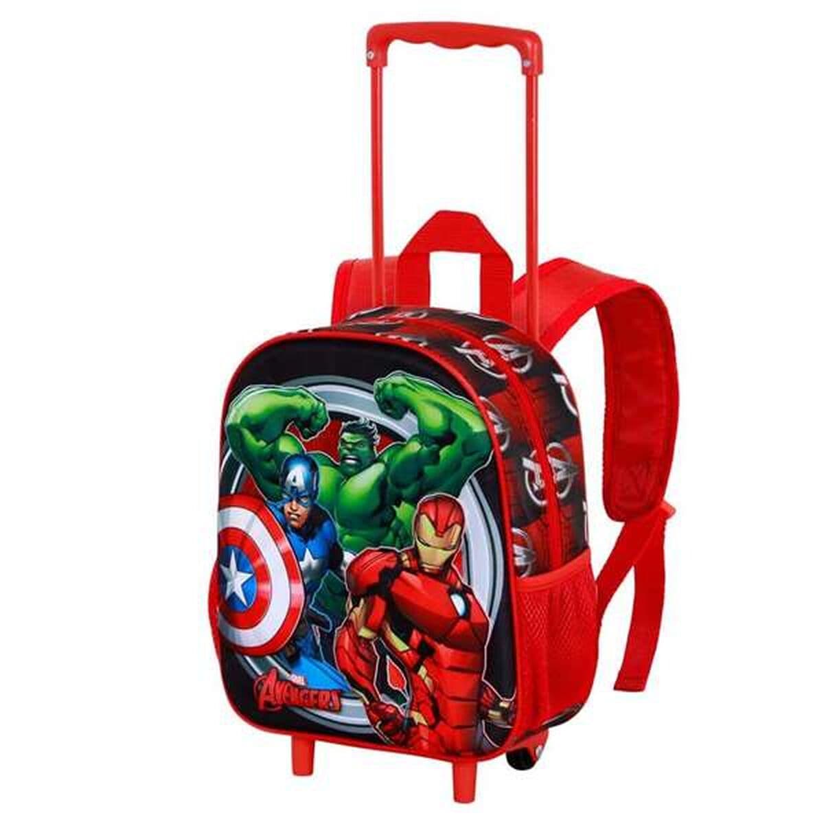 Schulrucksack 3D mit Rädern The Avengers - Image 2