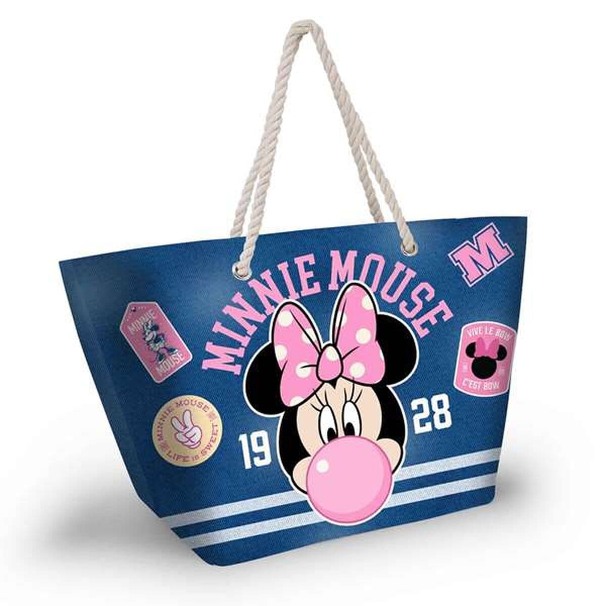 Bolsa de Playa Minnie Mouse Azul