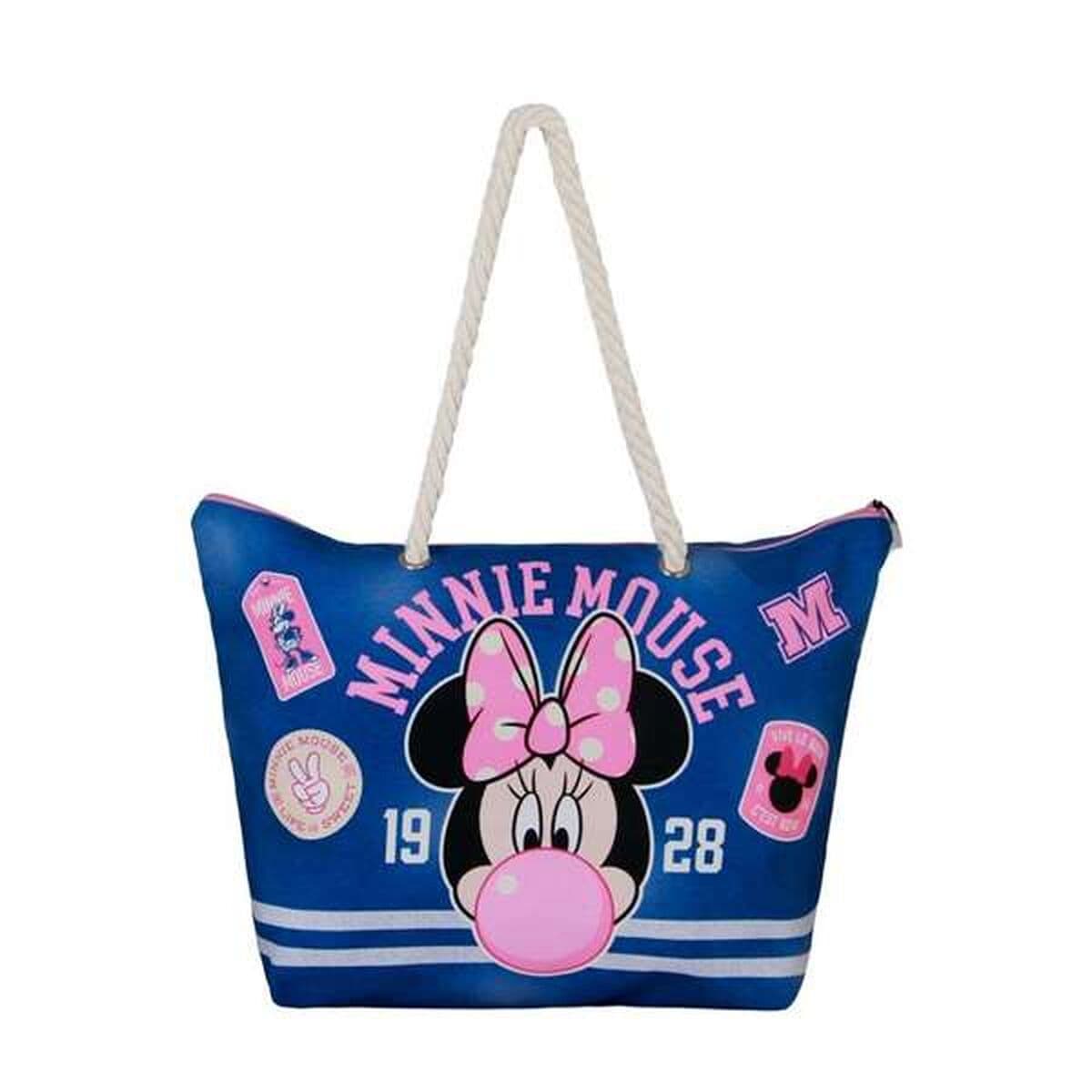 Bolsa de Playa Minnie Mouse Azul - Image 3