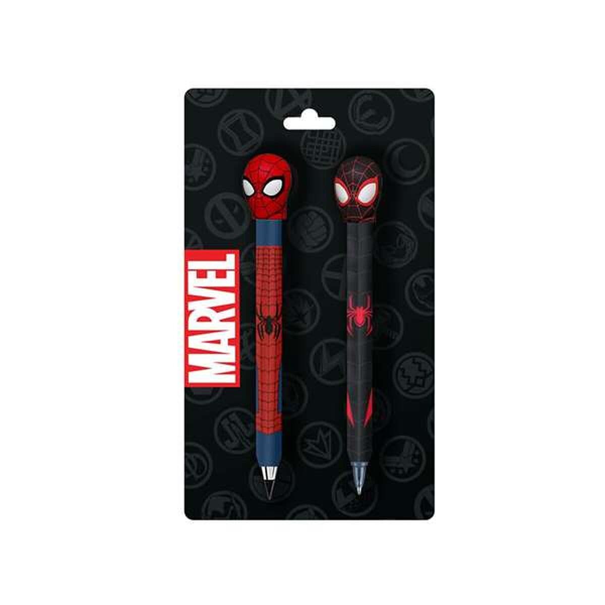 Set de Bolígrafos Spider-Man Rojo