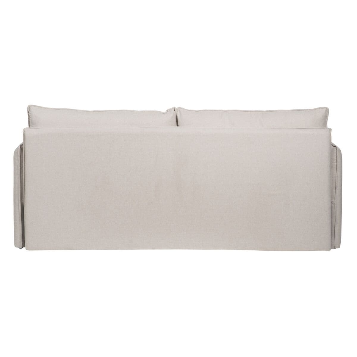 Sofa Beige Polyester Linen 210 x 93 x 95 cm - Image 4