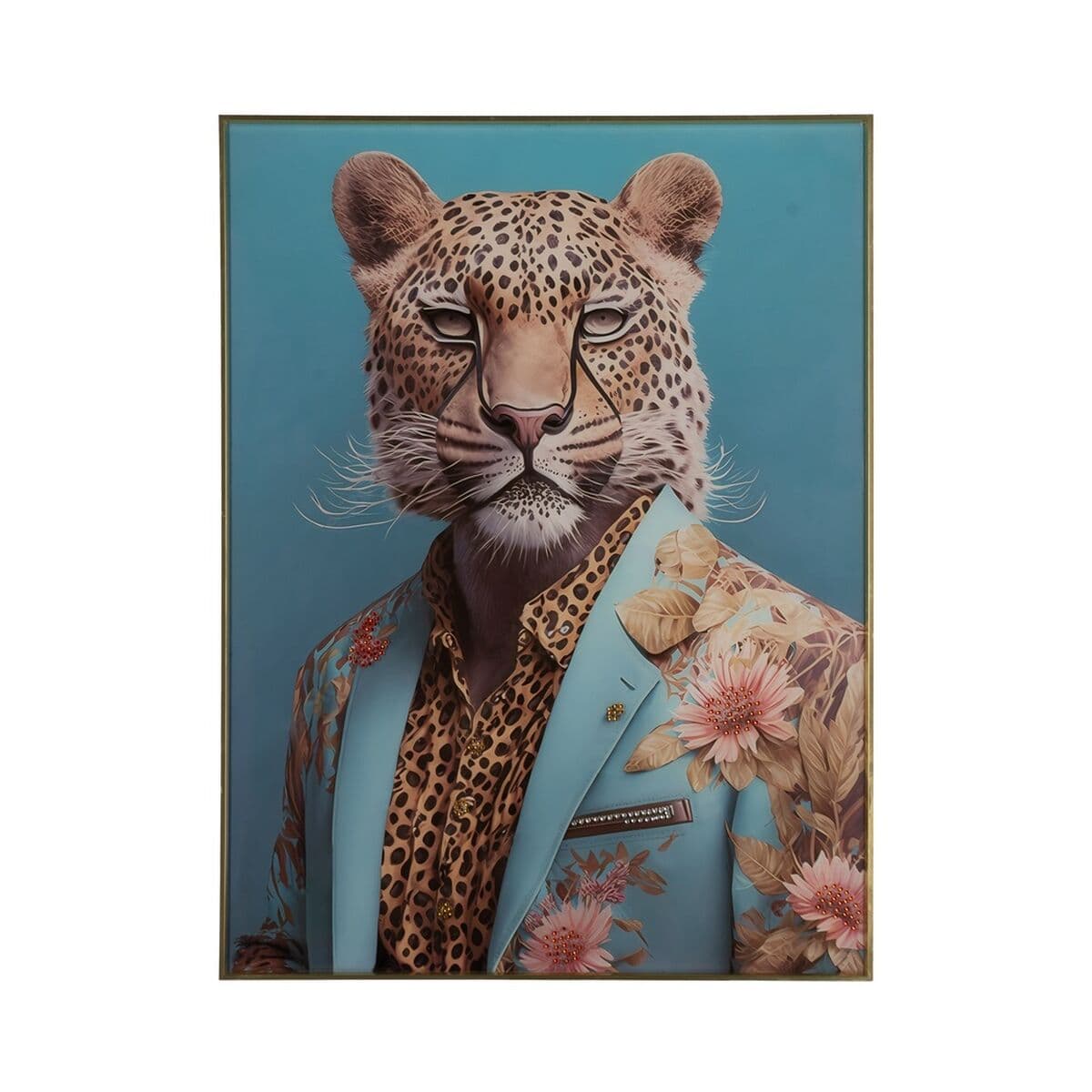 Tavla Aluminium Härdat glas 60 x 6 x 80 cm