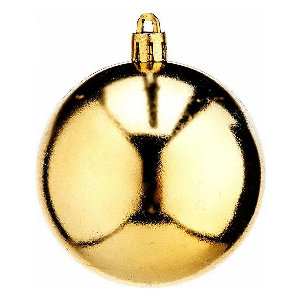 Weihnachtsbaumkugeln Krist+ Gold PVC Ø 7 cm 12 Stück