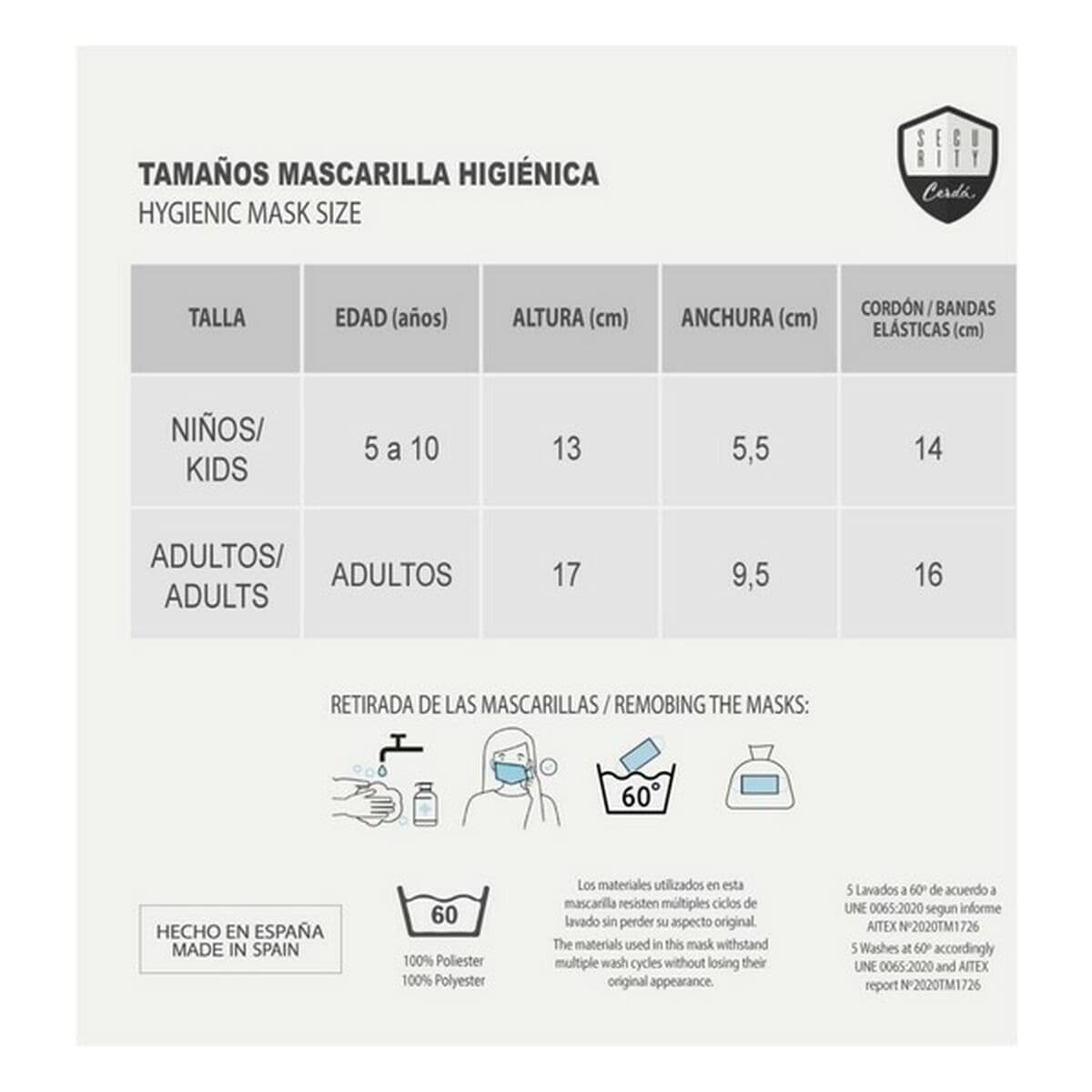 Mascarilla Higiénica Marvel Infantil Rojo - Image 2