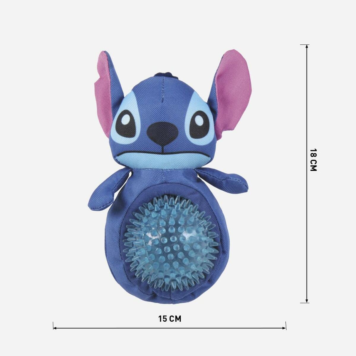 Jucărie din pluș pentru câini Stitch Albastru 13,0 x 9,0 x 24,0 cm Plastic animale - Image 3