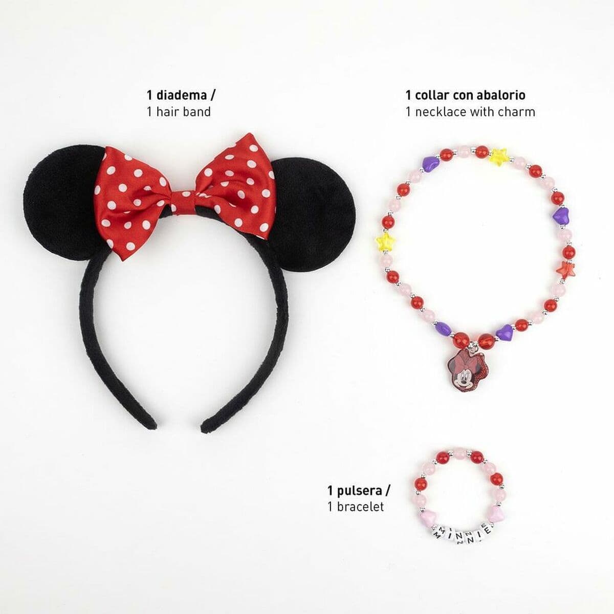 Tillbehörssats Minnie Mouse Multicolour 3 Delar - Image 4