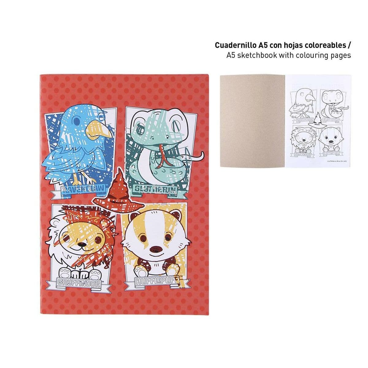 Brevpapper Set Harry Potter Blå Svart Röd 16 Delar (6 Delar) - Image 7