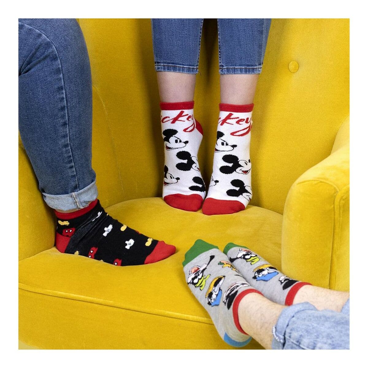 Calcetines Mickey Mouse Unisex 3 pares - Image 4