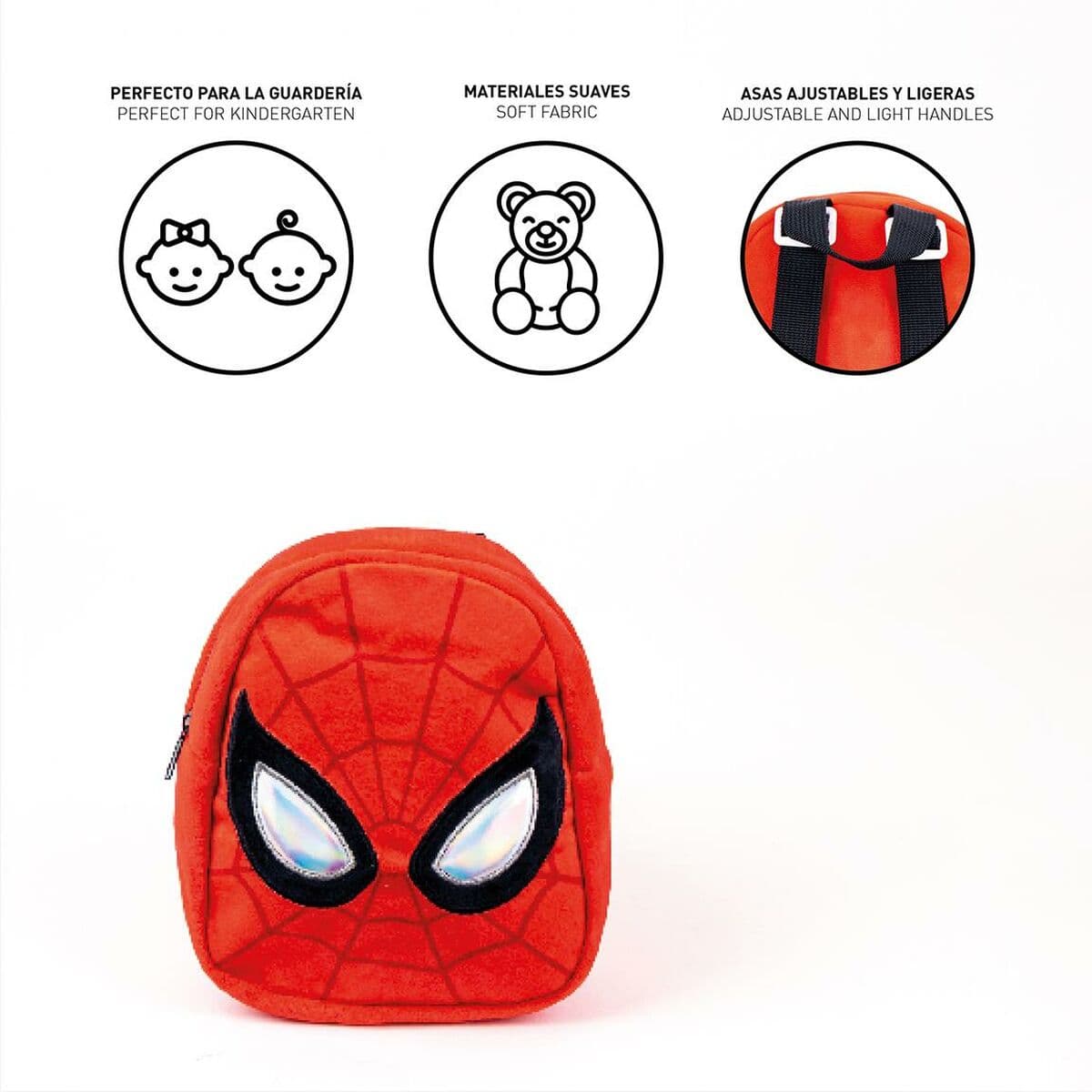 Schulrucksack Spider-Man 18 x 22 x 8 cm - Image 3