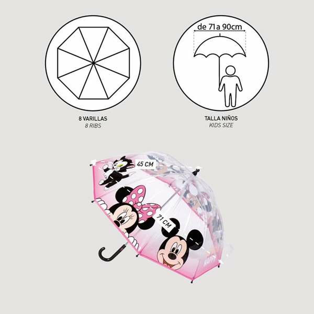 Paraguas Minnie Mouse Ø 71 cm 45cm - Image 5
