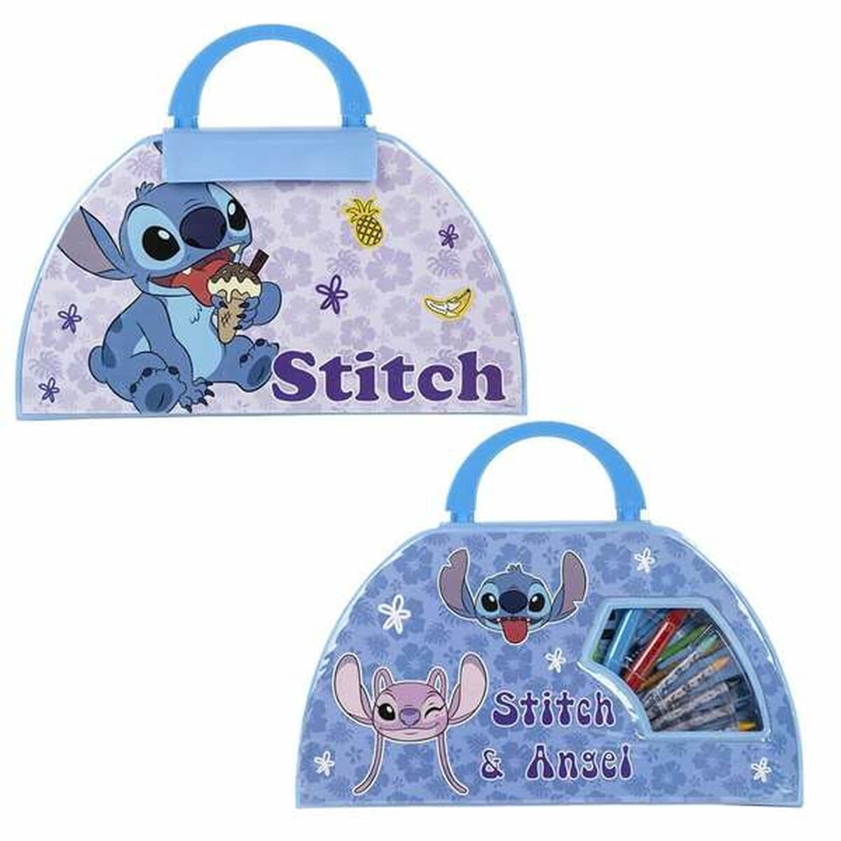Set de Papelería Stitch Azul Maletín - Image 3