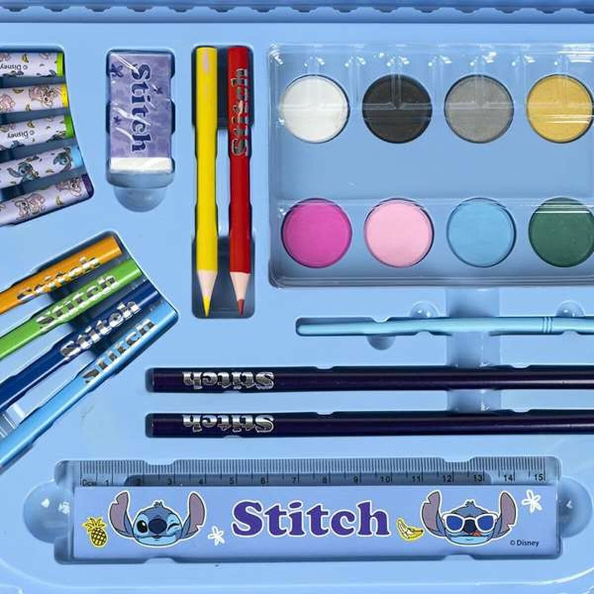 Set de Papelería Stitch Azul Maletín - Image 6