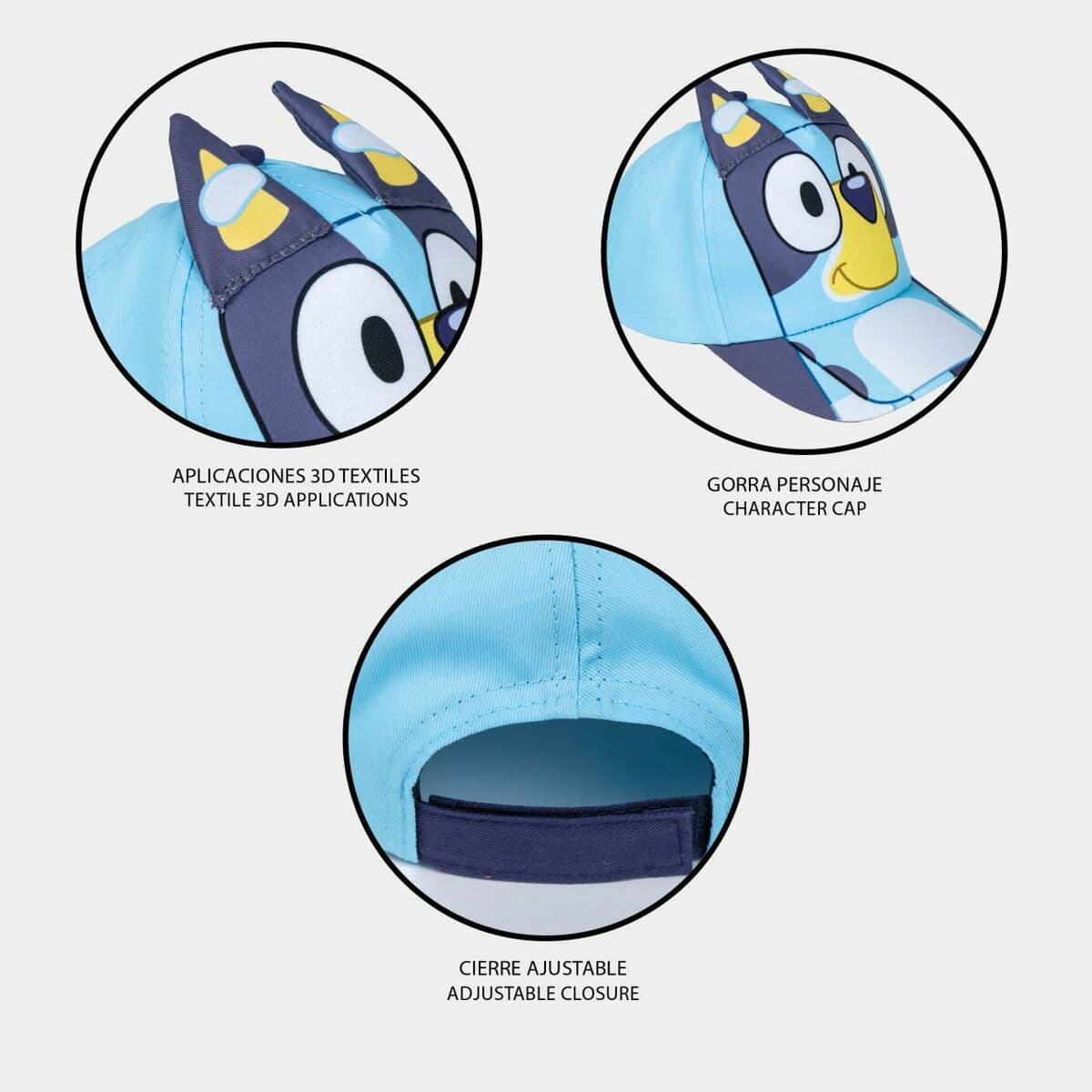 Gorra Infantil con Orejas Bluey - Image 2