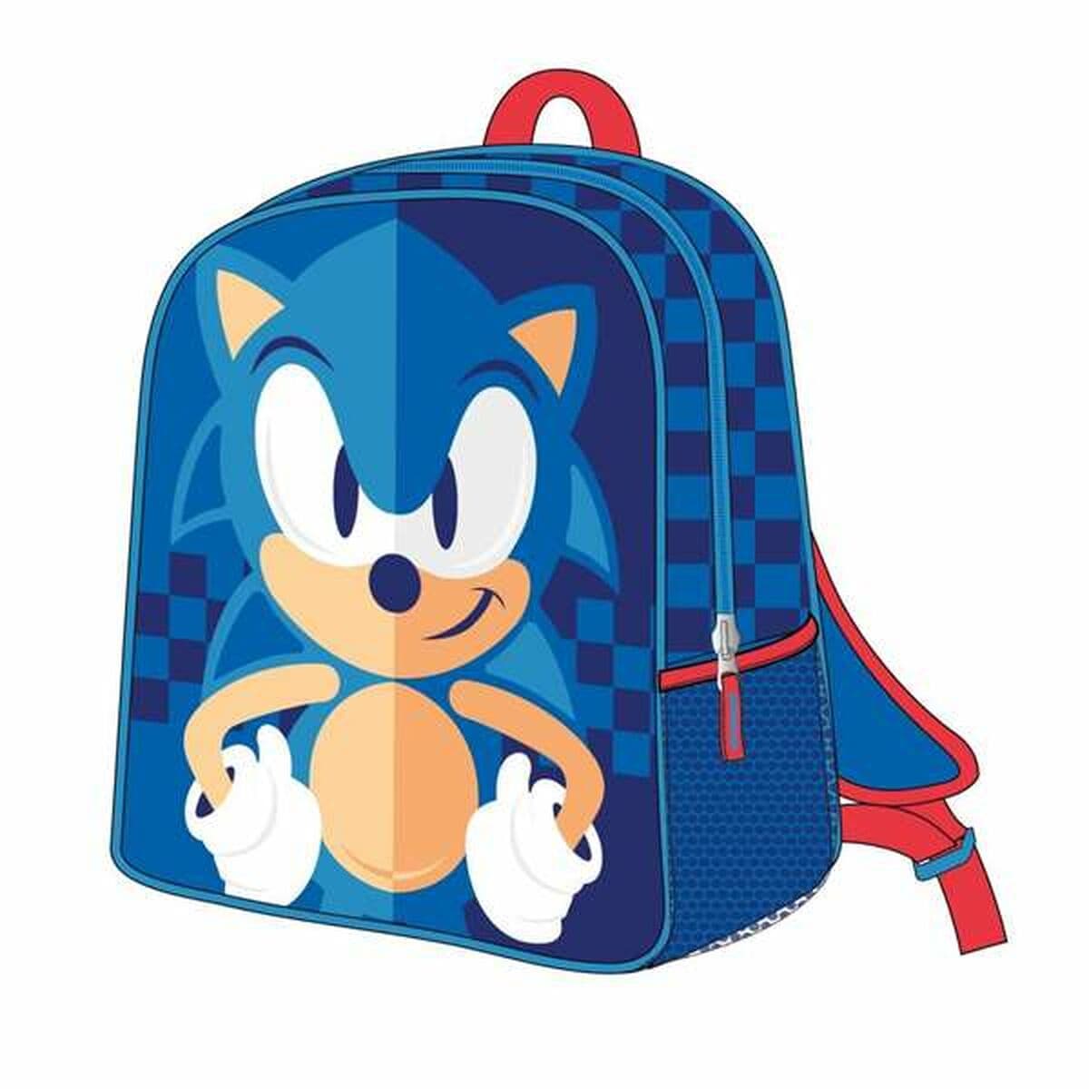 Mochila Escolar 3D Sonic