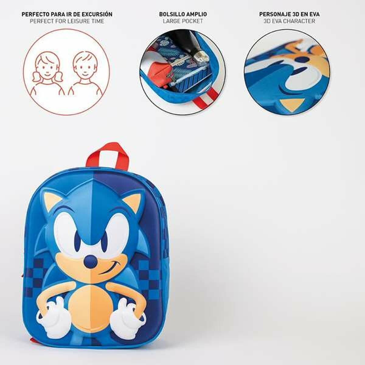 3D School Bag Sonic - Image 4