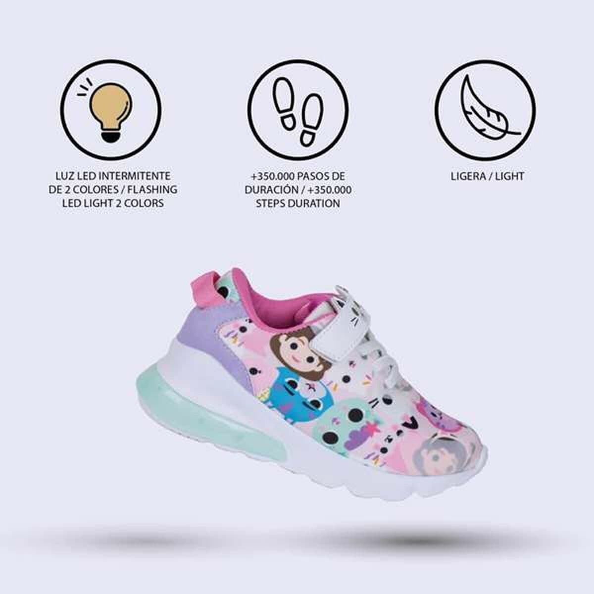 Zapatillas Deportivas con LED Gabby's Dollhouse Rosa 27 - Image 4