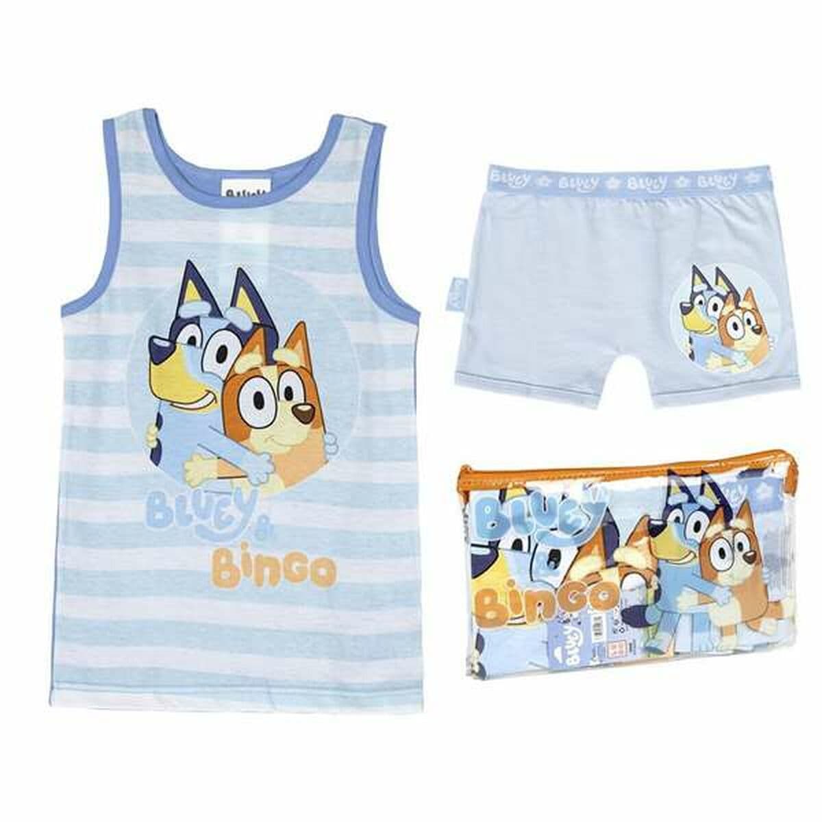 Pyjama Kinderen Bluey Licht Blauw (3 Jaar)