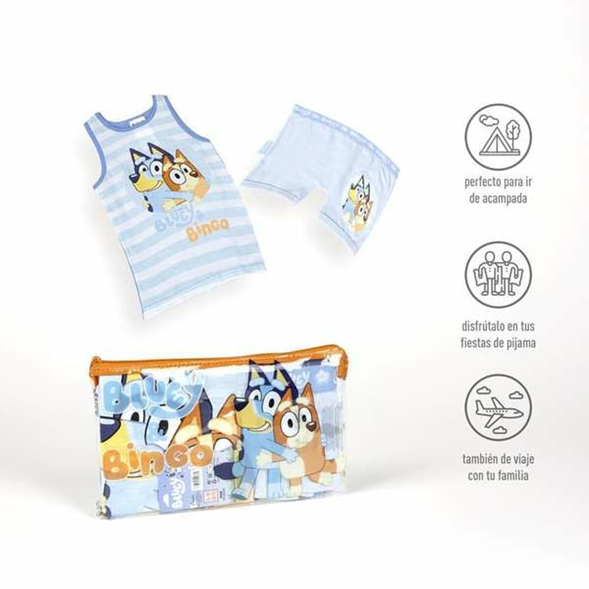 Pijama Infantil Bluey Albastru deschis (4 Ani) - Image 6