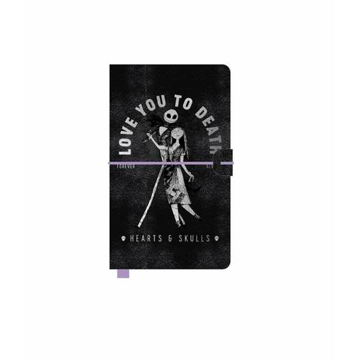 Cuaderno The Nightmare Before Christmas black