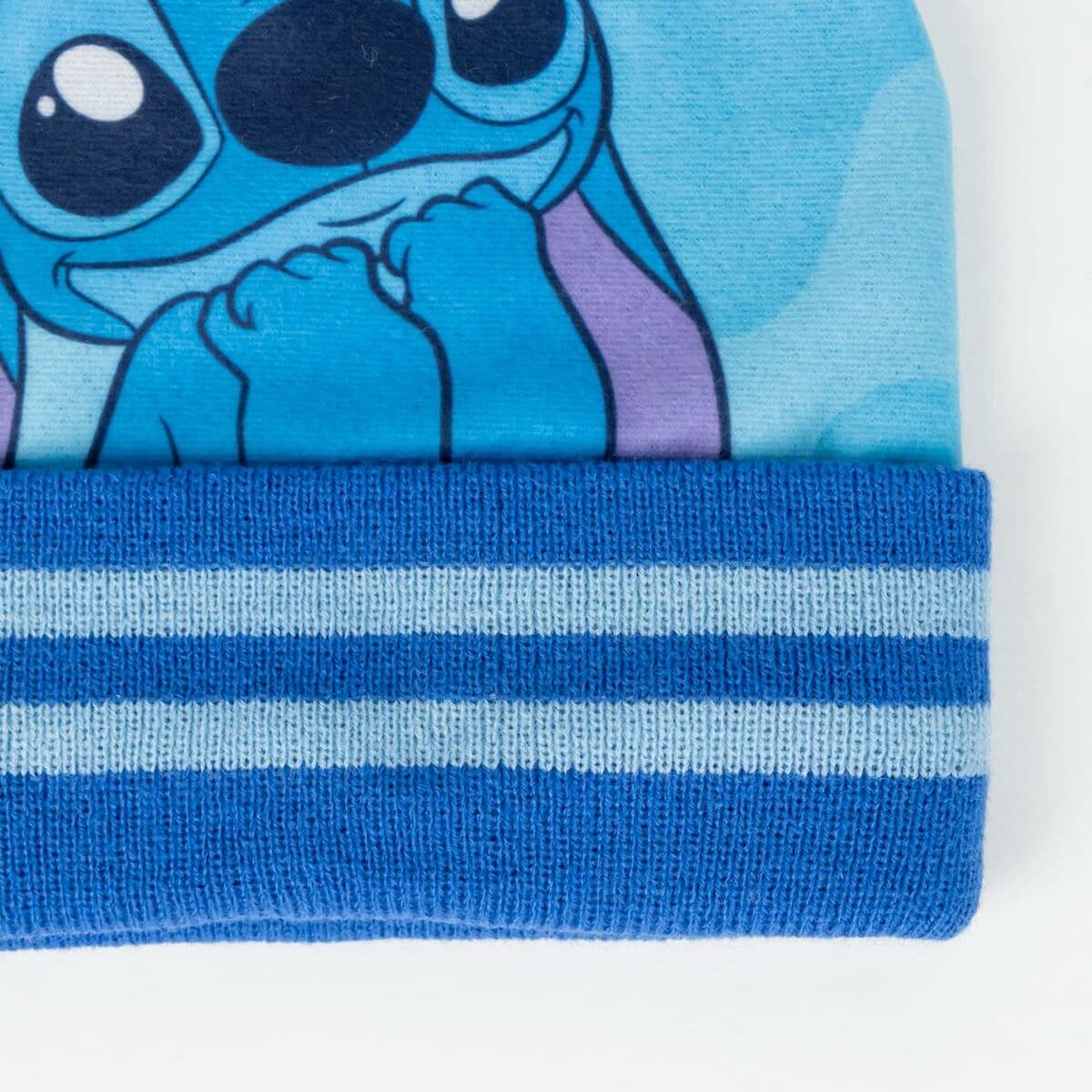 Kepurė ir pirštinės Stitch Šviesiai mėlyna - Image 3