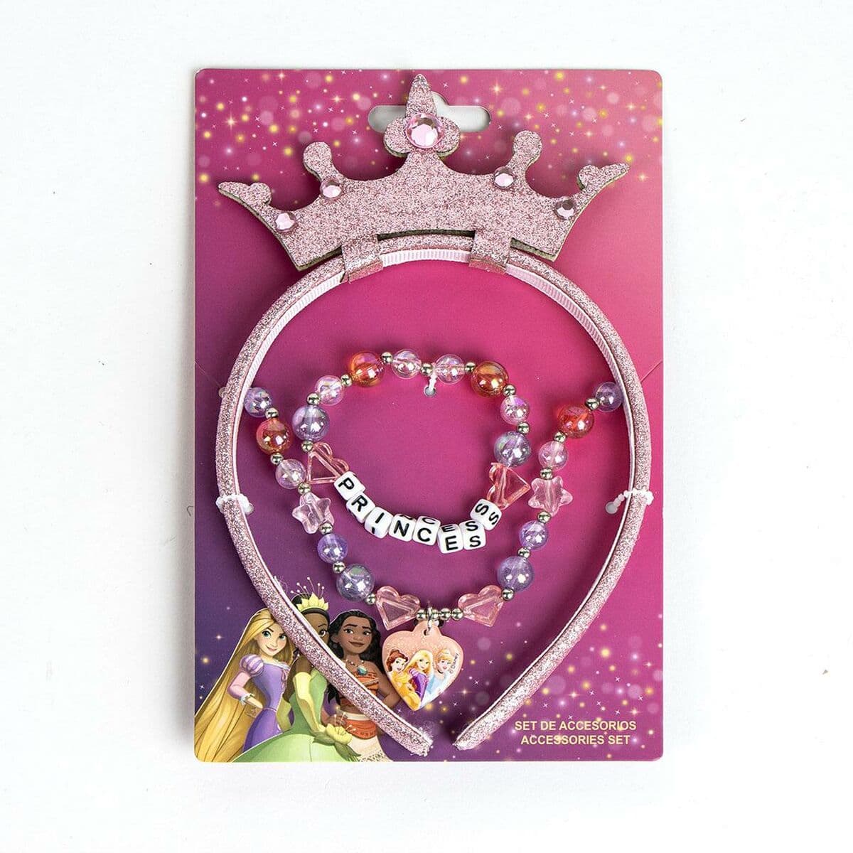 Set Collar y Pulseras Disney Princess Rosa - Image 2