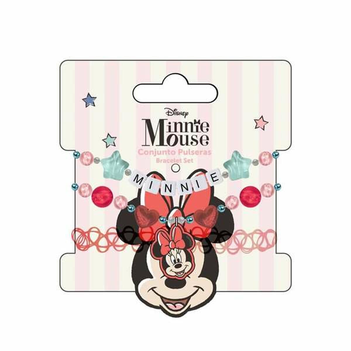 Pulsera Niña Minnie Mouse Rosa